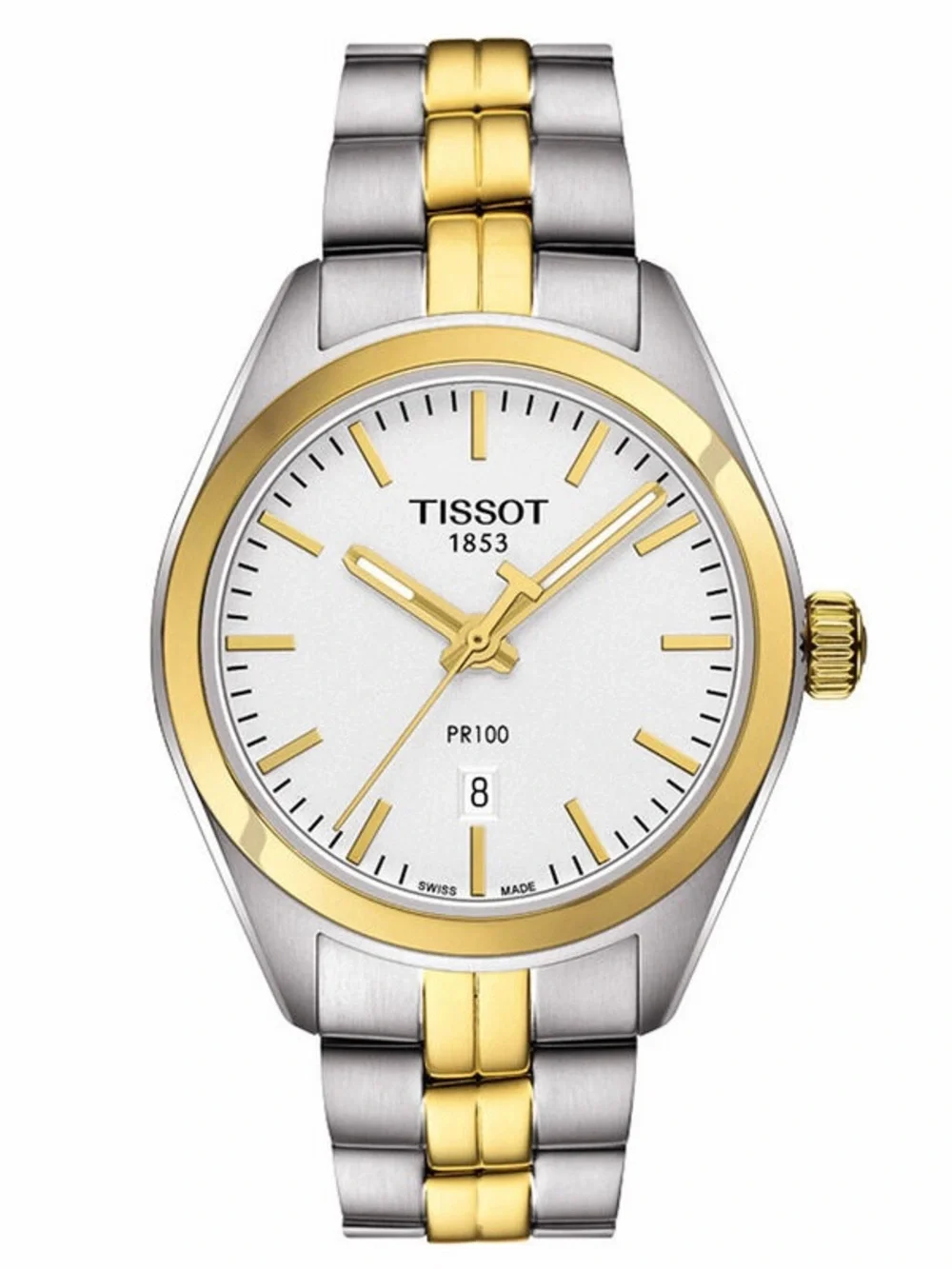 Tissot PR 100 Lady Silver Dial Watch 33mm